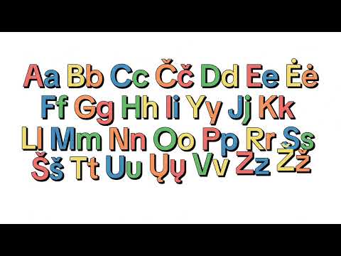 Lithuanian Alphabet Song