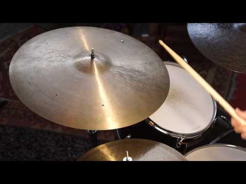 20" Craig Lauritsen modified old A Zildjian 1982 grams - Cymbal Archive