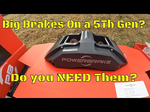 5TH GEN. Toyota POWERBRAKE and POWERSTOP BIG BRAKE KIT Install.   BUT Do YOU really need them?