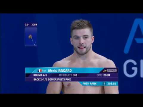 3m SPRINGBOARD MENS - Dive 4 - FINAL - European Championships - 9th August 2018