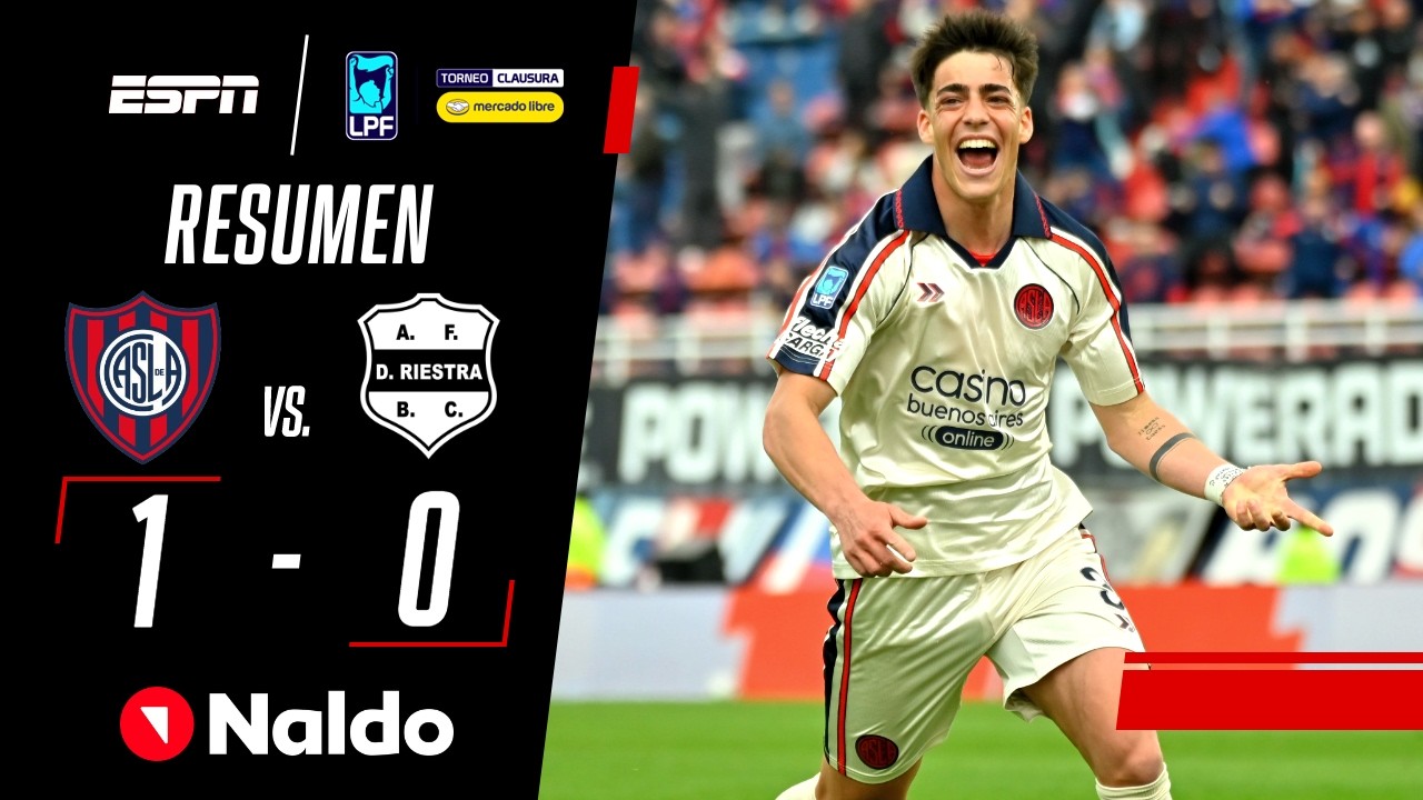 CON UN GOLAZO DE RODRÍGUEZ PAGANO, EL CICLÓN GANÓ DE LOCAL | San Lorenzo 1-0 Riestra | RESUMEN
