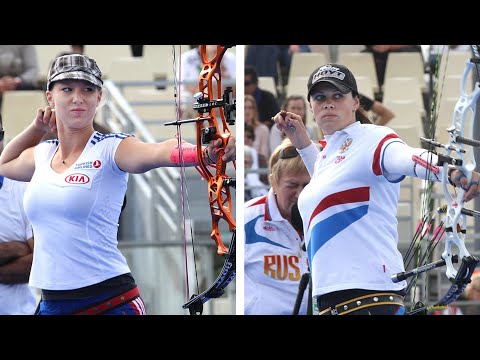 Pascale Lebecque v Albina Loginova – compound women's quarterfinal | Paris 2013 World Cup Final