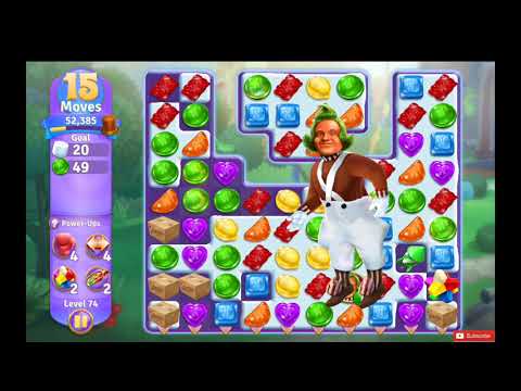 Wonka's World of Candy Level 74 NO BOOSTERS - A S GAMING