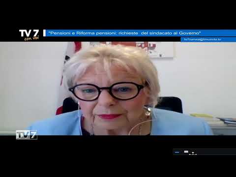 Pensioni e Riforma pensioni: richieste  del sindacato al Governo - Tv7 con Voi 21/05/21 (2 di 3)