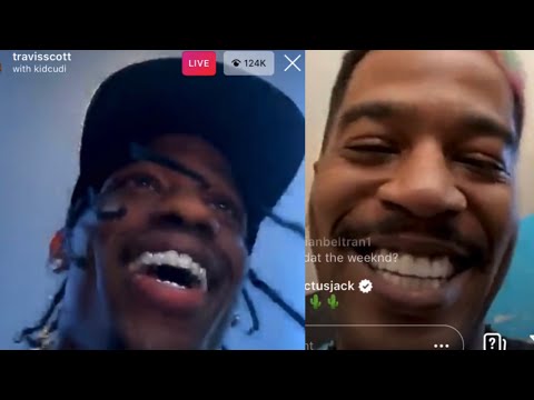 TRAVIS SCOTT & KID CUDI PLAY 2 NEW SONGS ON IG LIVE