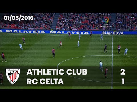 ⚽ FULL MATCH I LaLiga 15/16 I J.36 Athletic Club 2 – RC Celta 1