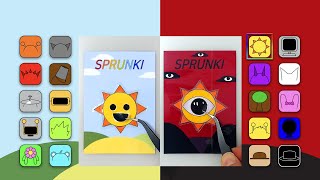 🔴🟠 SPRUNKI All 🟡🟢 모든 스프런키  #sprunki #making #game