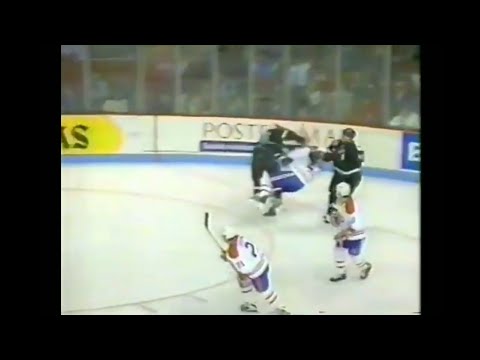 North Stars - Canadiens hits and roughs 10/17/92