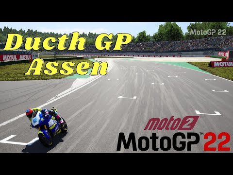 MotoGP 22 PS5 Gameplay | Career Mode Walkthrough Part 32, Moto2 Round 11 Dutch GP.