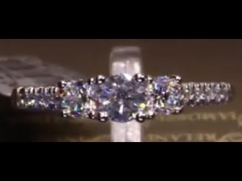 #82198 | T0.75ct/C0.30ct | Round Brilliant Three Stone Diamond Engagement Ring | Set in Platinum