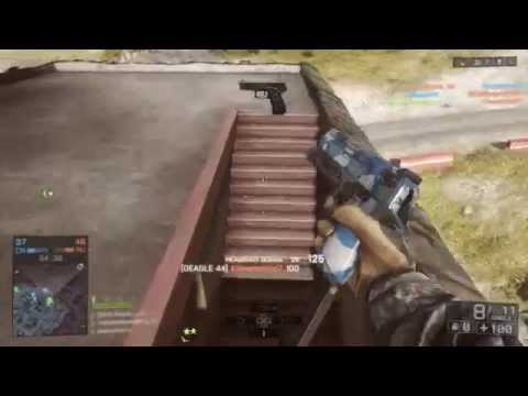 Battlefield 4 Luckiest Deagle Headshot Ever!