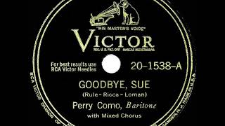 1943 Perry Como - Goodbye, Sue (a cappella)