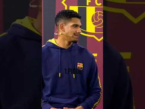 Top of the best Barcelona centre backs/Araujo/Kounde/Pique #shorts