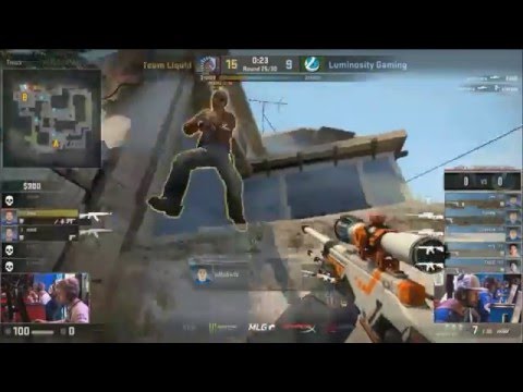 LG coldzera 4k with AWP | DOUBLE JUMP SHOT AND NO SCOPE @ MLG Columbus 2016