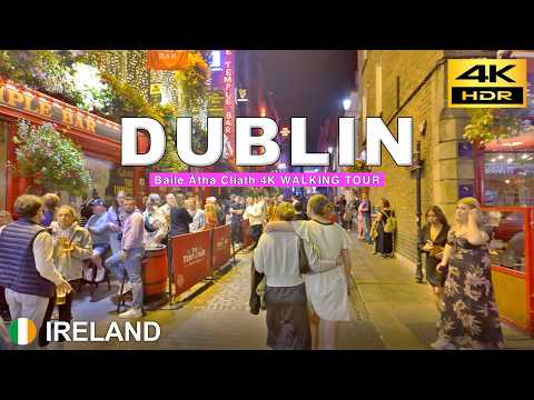 Dublin – The Capital of Pubs | Exploring Pub Streets by Day and Night | Ireland 🇮🇪 Aug 2025 [4K HDR]