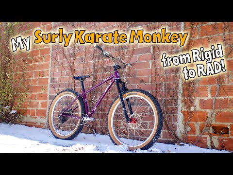 Upgrading My Surly Karate Monkey with a Marzocchi Bomber Z2 (MTB Build & Bike Check)