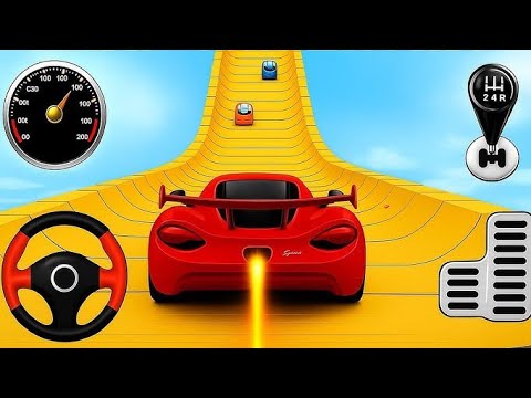 Mega Ramp Monster Car Racing 3D - Extreme Car Stunts - Android Gameplay