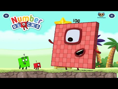 Let's Find Numberblock 100 - We're Going On A Square Hunt Number Magic Run #5 Go Explore