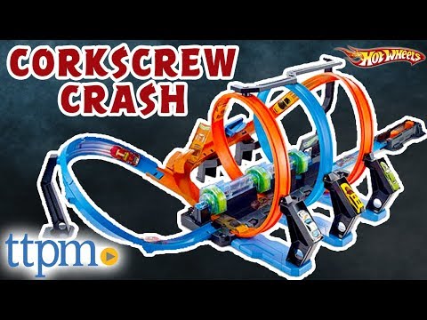 corkscrew crash hot wheels
