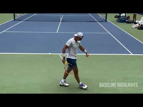 Rafael Nadal INTENSE Court Level Practice Set | 2022 | 4K