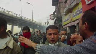Egypt Riots (Helmet Cam)