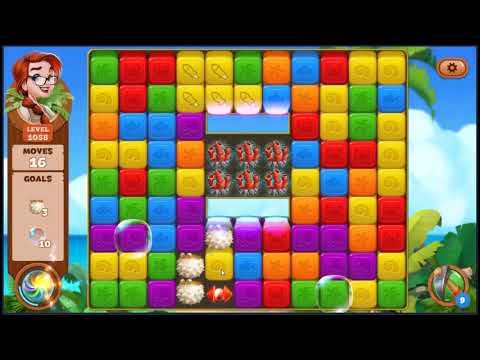 Lost Island Blast Adventure Level 1058 - NO BOOSTERS 🏝️ | SKILLGAMING ✔️