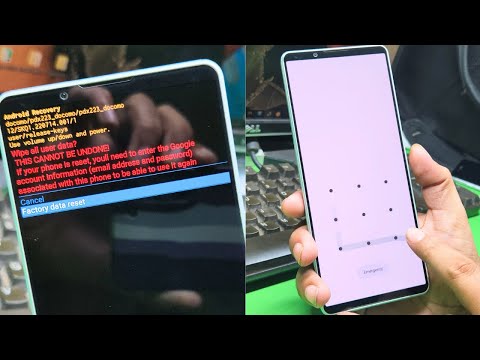 How To Hard Reset Sony Xperia 1 IV SO-51C Remove Screen Lock Without PC! || sony so-51c hard reset