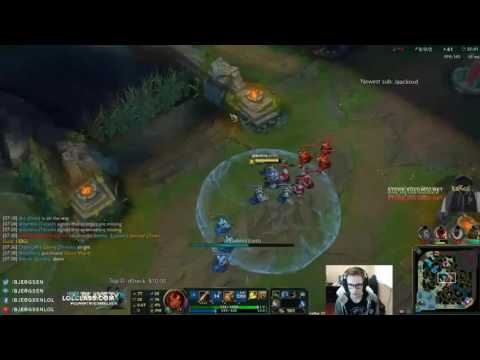 TSM Bjergsen Taliyah vs Cassiopeia Midlane
