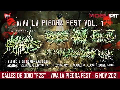 Calles de Odio "F2S" - Viva la piedra fest - 6 Nov 2021