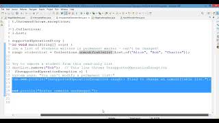 📚 Java UnsupportedOperationException | The Permanent Marker Roster ✏️❌
