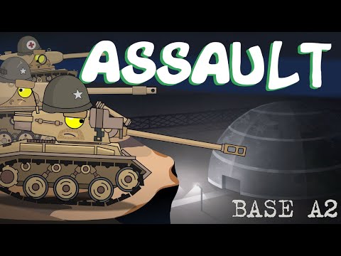 Attack on the Base A2 - Cartoons about tanks