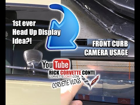 THE 1ST EVER HEAD UP DISPLAY? & HOW TO USE FRONT CORVETTE CAMERA'S Video
