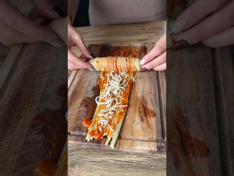 Je vous présente ma toute dernière œuvre culinaire  / roulet de pâtes lasagne #cuisine #recette