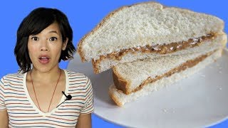 Depression Era PEANUT BUTTER + MAYO Sandwich (Pickle & Onion, too) | HARD TIMES