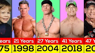 WWE John Cena Transformation From 1 to 46 Years Ol