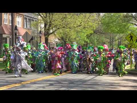 20240420 Quaker City string band singing God Bless America on Haddon Avenue MVI 5027