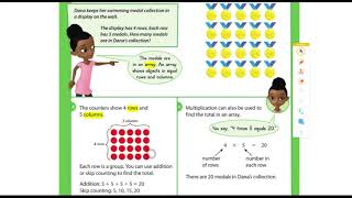 Envision Math 1-3, Topic 1 Lesson 3, Arrays and Multiplication