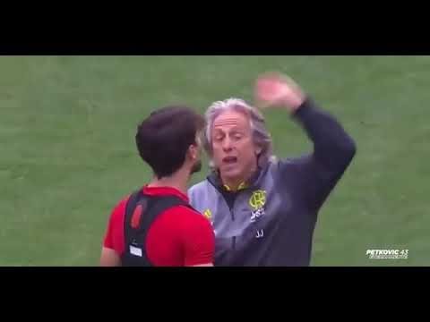 Momentos engraçados do Mister Jorge Jesus no Flamengo