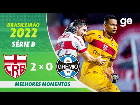 Gols e lances de CRB x Grêmio