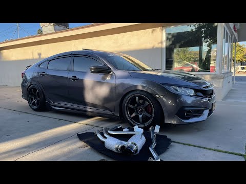 Invidia N1 Exhaust Install 10th gen Civic
