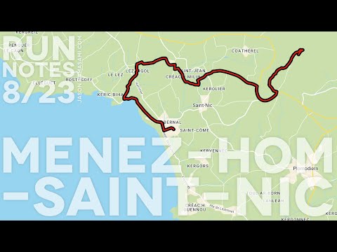 RunNotes France: Menez-Hom to St Nic (Brittany series - part 1)
