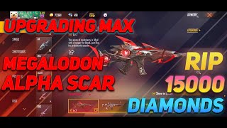 Upgrading Max Megalodon Alpha Scar  New Emote  RIP