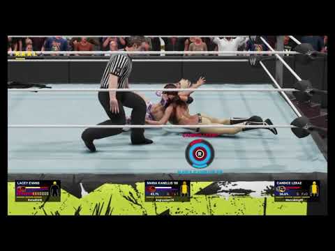 WWE 2K19 Online Dream Match - Candice LeRae vs Lacey Evans vs Maria Kanellis