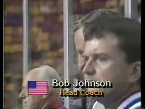 Canada Cup 1987 1st Period  USA vs Sweden