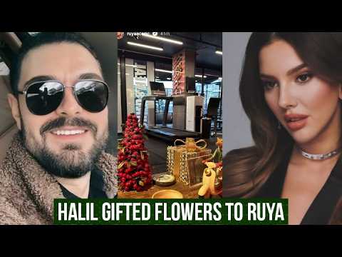 Halil Ibrahim Ibrahim Gifted Flowers to Ruya Coric !Sila Turkoglu Busy