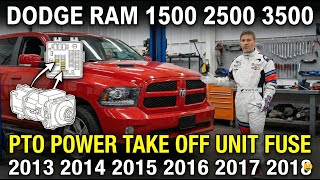 RAM 1500 2500 3500 Power Take Off (PTO) Unit Fuse Fix