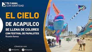 El cielo de Acapulco se llena de colores con festival de papalotes