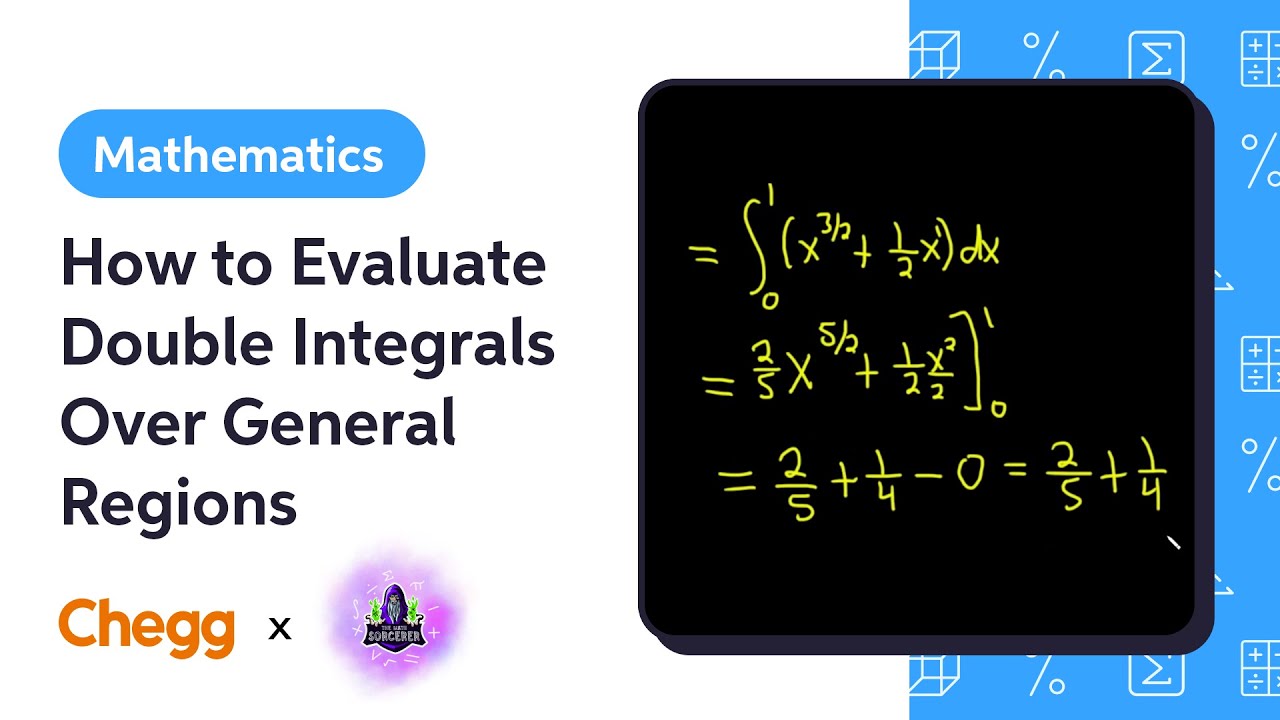 How to Evaluate Double Integrals Over General Regions Ft. The Math Sorcerer
