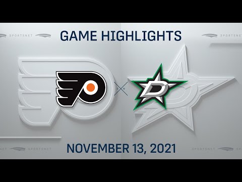 NHL Highlights | Flyers vs. Stars - Nov. 13, 2021