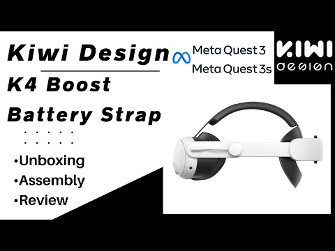 Quest 3/3S用 K4 Boost バッテリーヘッドストラップ | KIWI design